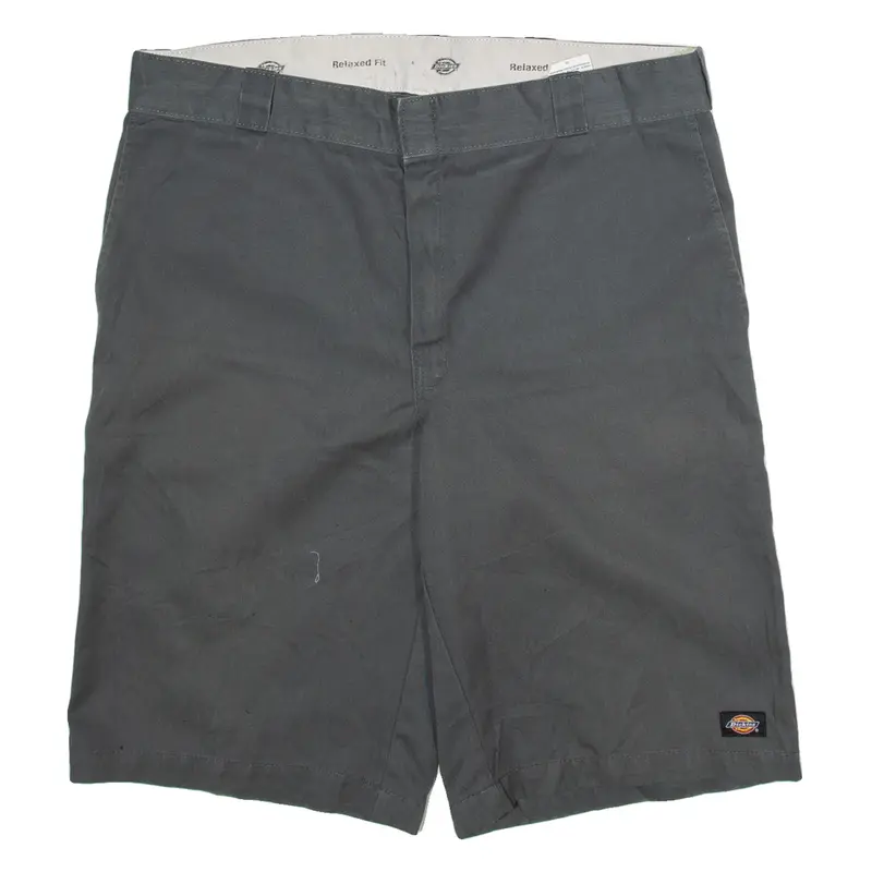 DICKIES Mens Workwear Shorts Grey Relaxed XL W38