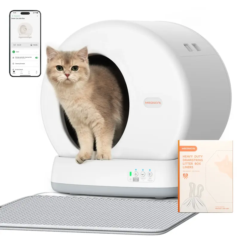 Meowant Smart Self-Cleaning Cat Litter Box - MW-SC01