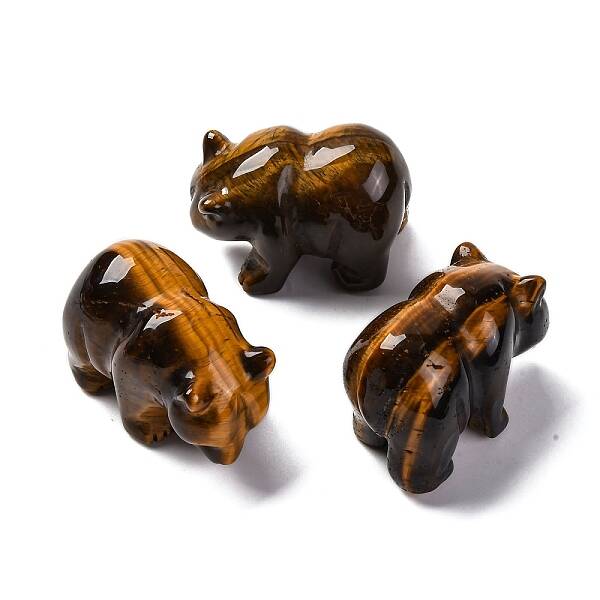 Natural Tiger Eye Display Decorations