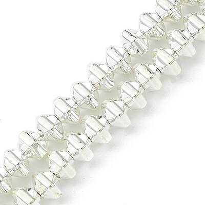 Electroplated Synthetic Non-Magnetic Hematite Beads Strands
