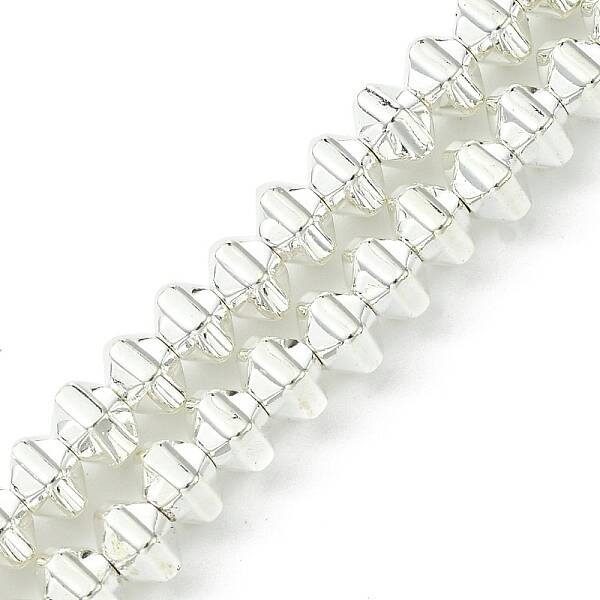 Electroplated Synthetic Non-Magnetic Hematite Beads Strands