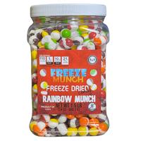 1.5 LB Jar - Freeze Dried Rainbow Munch Original Skittlezzz  Crunchy Candy Snack 24 oz Sweet Bonbon Sweet Bonbon