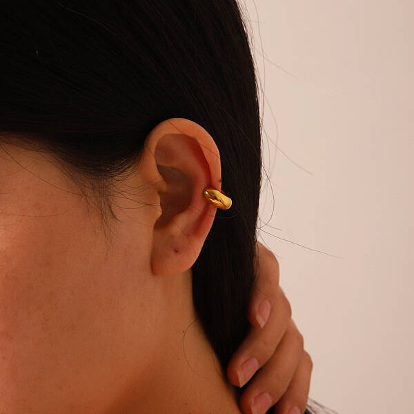 Elegant Stainless Steel Cuff Earrings