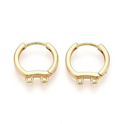 Brass Hoop Earring Finding