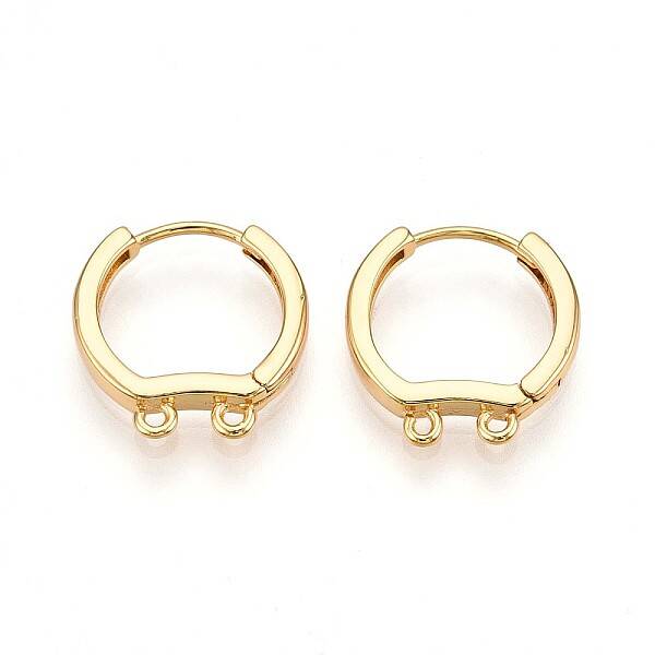 Brass Hoop Earring Finding