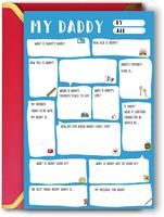 Daddy Fathers Day Card,Funny Fathers Day Gift,Dad Gift from son daughter,Fathers Day Gift Ideas,Fill in the blanks keepsake C...