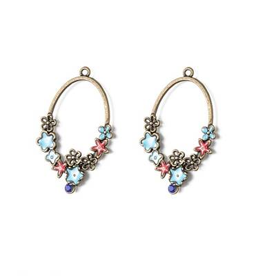 Alloy Enamel Pendants