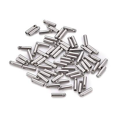 Tarnish Resistant 201 Stainless Steel Cord Ends