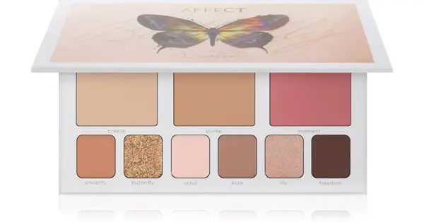 Affect Makeup Butterfly Palette Multifunctional Face Palette 30.2g