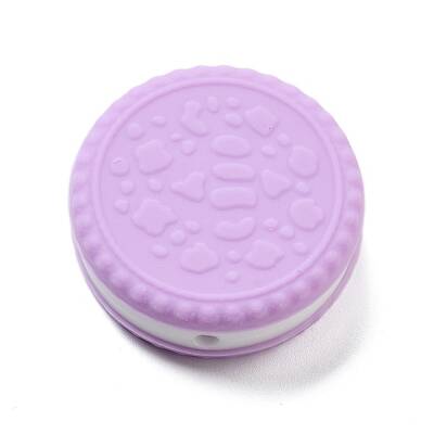 Cookie Food Grade Eco-Friendly Silicone Focal Beads
