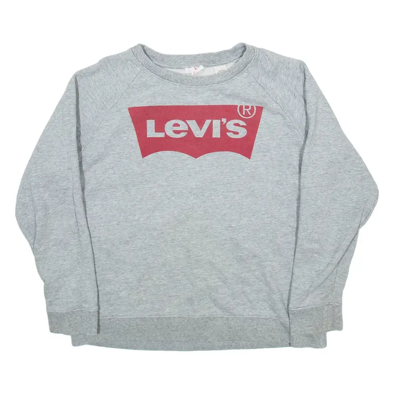 LEVI'S Womens Sweatshirt Grey L