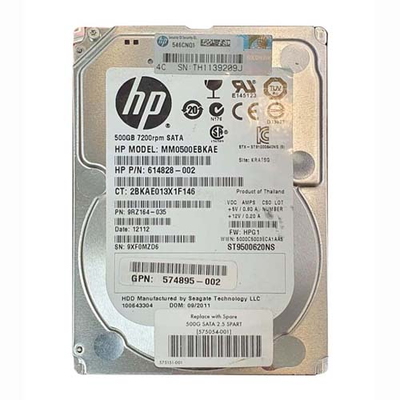 574895-002 HP 500GB 7200RPM SATA 3Gb/s NCQ 16MB Cache Hot-Swappable 2.5-inch Midline Hard Drive
