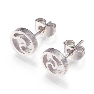 Tarnish Resistant 304 Stainless Steel Stud Earrings