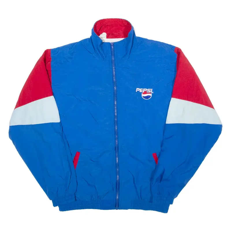 ACTION SPORTZ Mens Track Jacket Blue M