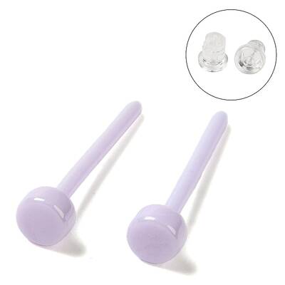 Hypoallergenic Bioceramics Zirconia Ceramic Stud Earrings