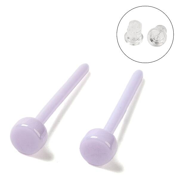Hypoallergenic Bioceramics Zirconia Ceramic Stud Earrings