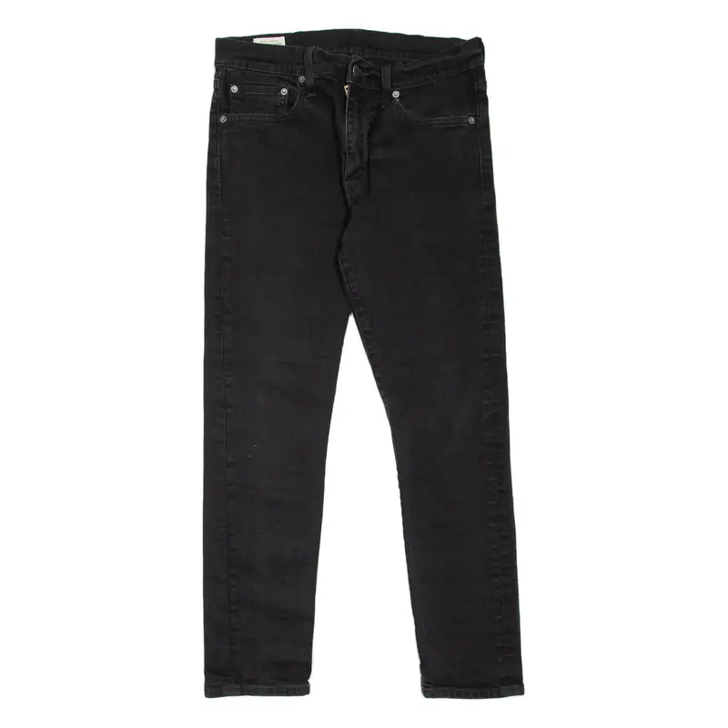 LEVI'S 512 BIG E Jeans Mens Black Slim Tapered W32 L27