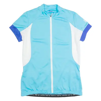 CRIVIT Cycling Zip Up Womens Jersey Blue High Neck M