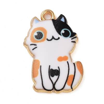 Rack Plating Alloy Enamel Pendants