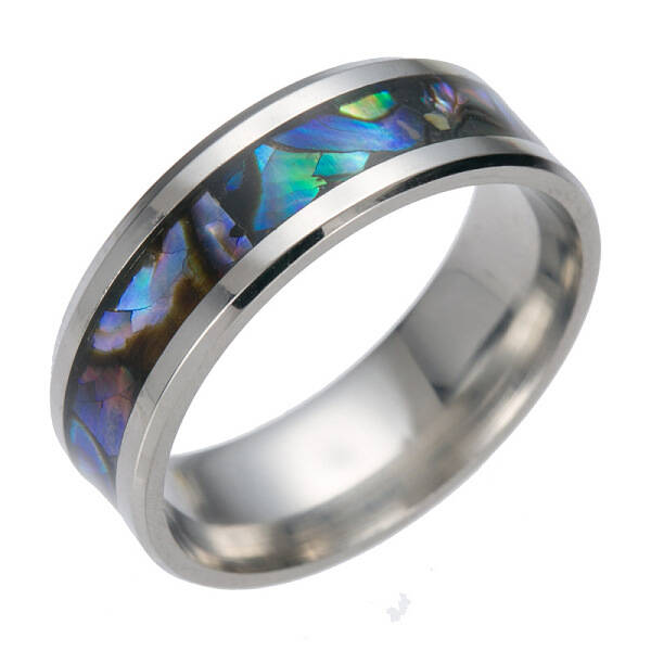 201 Stainless Steel Wide Band Finger Rings