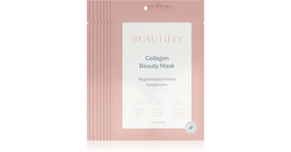 Beautifly Collagen Beauty Set maschera in 8 pieces fabric