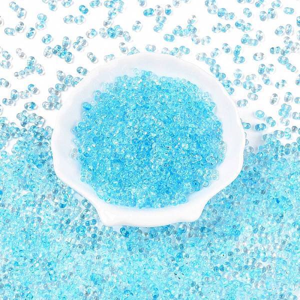 Spray Painted Glass Seed Beads