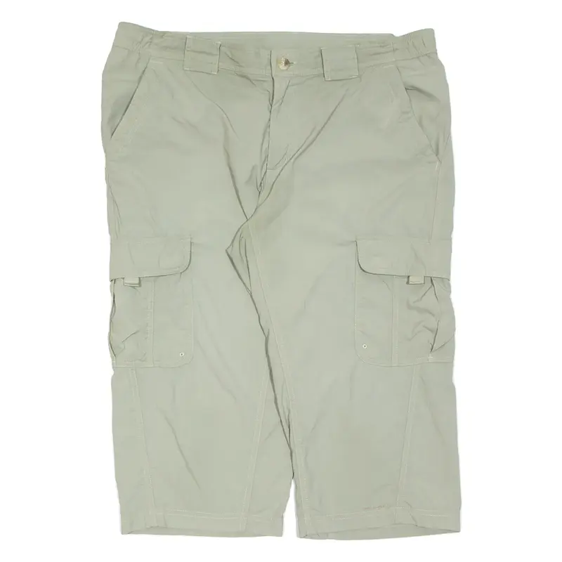 COLUMBIA Mens Cargo Shorts Green Relaxed L W38