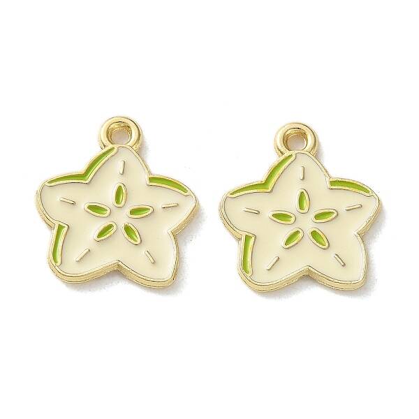 Fruit Alloy Enamel Charms