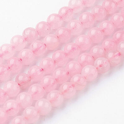 Natural Rose Quartz Bead Strands