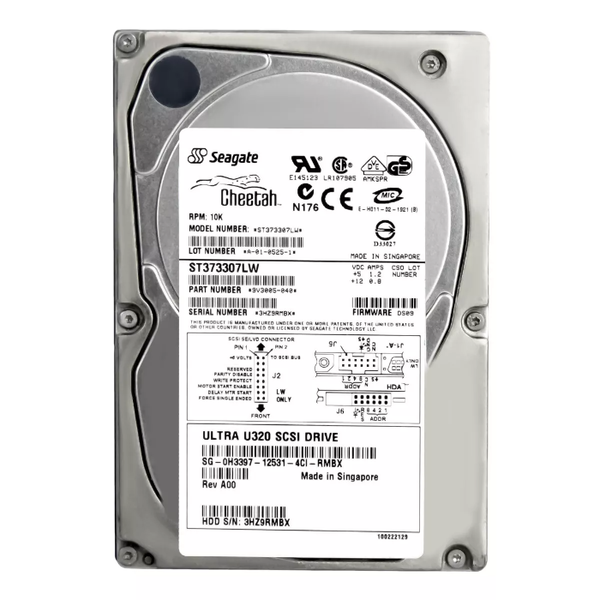 0H3397 Dell 73GB Ultra-320 SCSI 10000 3.5-inch Hard Drive