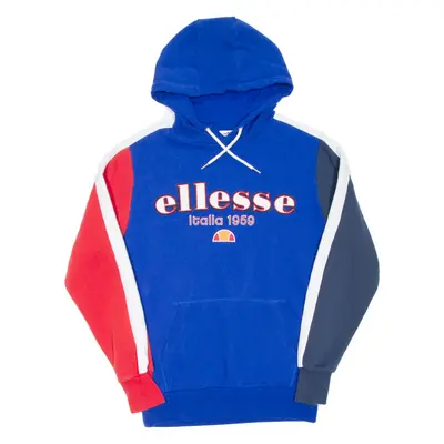 ELLESSE Womens Blue Hoodie Pullover M
