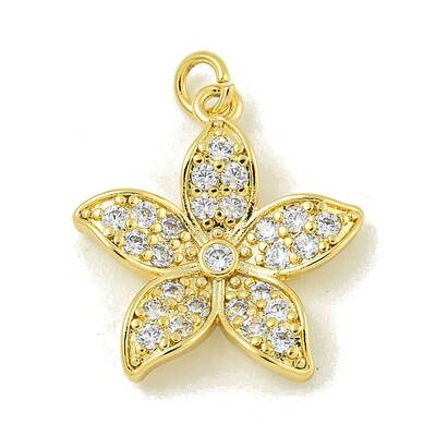 Rack Plating Brass Pave Cubic Zirconia Pendants