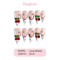 6/18 New Arrivals Tanghulu Press-on nails/ Acrylic Handmade/ Long-lasting/ Reusable Premium