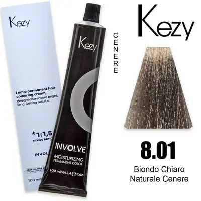 Kezy Involve Color 100 Ml Biondo Chiaro Naturale Cenere 8.01