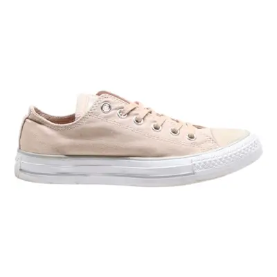CONVERSE Low Top Trainers Pink Canvas Womens UK 5