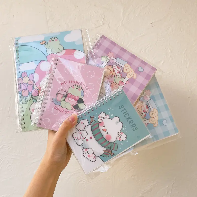 A5 LARGE / A6 SMALL SIZE Reusable Sticker Books