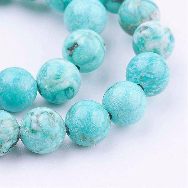 Natural Howlite Bead Strands