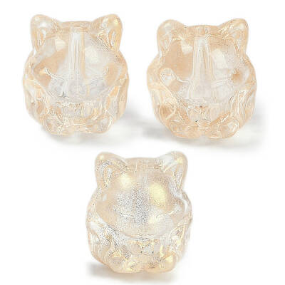 Transparent Spray Paint Glass Beads