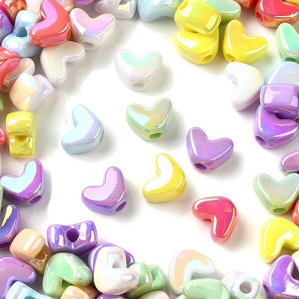 UV Plating Opaque Acrylic Beads