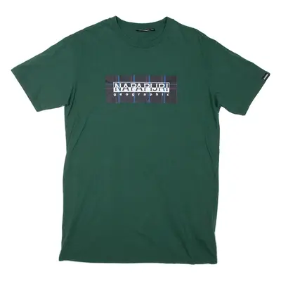 NAPAPIJRI Womens T-Shirt Dress Green Short Sleeve Short L