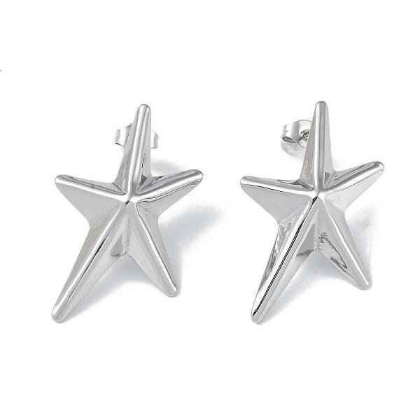 Non-Tarnish 304 Stainless Steel Stud Earrings for Women