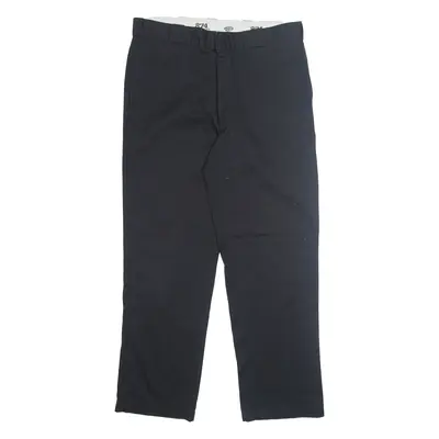 DICKIES Chino 974 Mens Trousers Black Regular Straight W38 L32