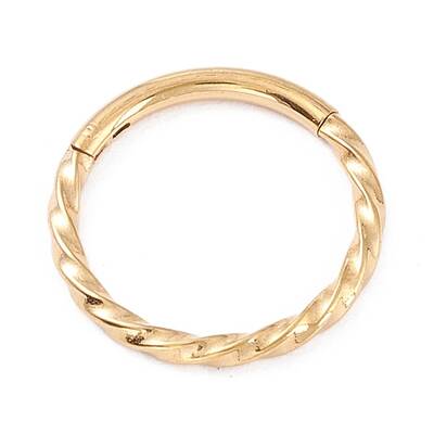 Twisted Ring Hoop Earrings for Girl Women