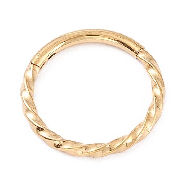 Twisted Ring Hoop Earrings for Girl Women