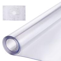 VEVOR Plastic Table Cover, 42 x 96 Inch 1.5 mm Thick Clear Table Protector, Rectangle PVC Desk Mat, Waterproof & Easy Cleanin...