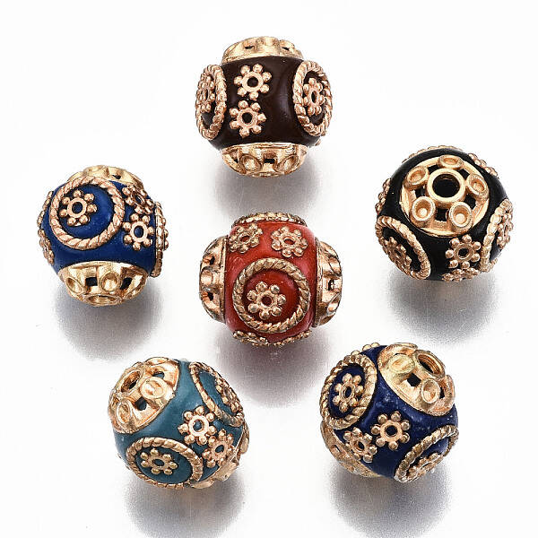 Round Handmade Indonesia Beads