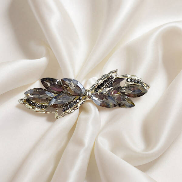 Crystal Glass Hair Barrettes