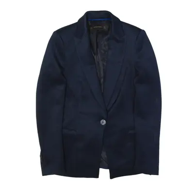 ZARA Blazer Jacket Blue Womens XS