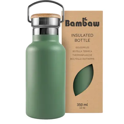 Bambaw Stainless Steel Thermos 350ml Sage Green
