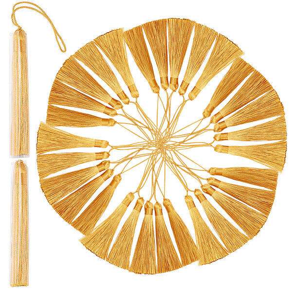 25Pcs Polyester Big Pendants Decorations